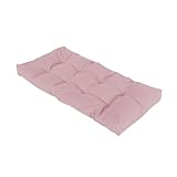 Cojines de asiento de pana gruesa e impermeable para bancos y columpios, 150 x 60 x 10 cm, uso en interiores y exteriores, perfecto para patio, jardín, hogar y oficina (morado)