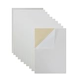 Ziennhu Fieltro autoadhesivo A4 – Fibra de terciopelo de superficie suave | Hojas adhesivas multicolores | Mostrador Mat Display Decoración Oficina Taller DIY Hobby Manual