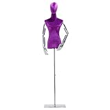 MFRELMNZG Maniquí Multicolor de mostrador, maniquí de Vestir Ajustable con Mano, maniquí de Vestir Femenino, Torso de maniquí, Expositor de Ropa