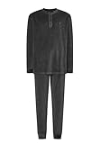 El Búho Nocturno Pijama Hombre Invierno Polar Conjunto Dos Piezas - Franela Algodón o Terciopelo - Manga Larga Abrigado Calentito Bolsillos Cómodo - 80% Algodón, 20% Poliéster, Terciopelo 5740, M