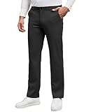 Zetieny Hombre Pantalones Chinos de Casual Algodón Pantalón Elástico de Corte Ajustado Clásico Pantalon con Bolsillos