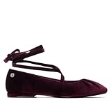 XTI - Bailarinas Mujer Burdeos - Calzado Cómodo y Versátil - Moda Casual - Modelo 14469902 (Talla 38)