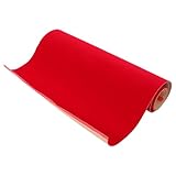 DIYEAH Lámina de Tela de Fieltro Autoadhesiva Roja para Manualidades Respaldo Adhesivo, Resistente al Desgaste y Tacto Lujoso para Forrar Cajas y Proyectos Creativos