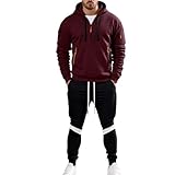 Conjunto genérico de chándal deportivo de 2 piezas para hombre, traje de 2 piezas para hombre, sudadera con capucha con cremallera, 1/4 pantalones de correr con bolsillos para ropa deportiva de