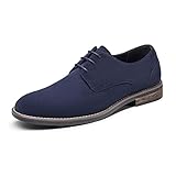 Bruno Marc Zapatos de Cordones Zapatillas de Vestir Oxfords Clásico Formales Derby para Hombre Armada URBAN-08-E Talla 47 (EUR)