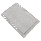 VILLCASE Estante Organizador de Joyas Terciopelo Gris Hielo Soporte para Exhibir Collares Pendientes y Pulseras Porta Joyas Compacto para Almacenamiento y Exhibición en Hogar o Tienda