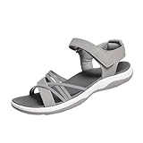 Sandalias Deportivas Mujer,Sandalias Cuña Ortopedicas con Puntera Abierta para Mujer Cómodas Transpirables Sandalia Verano de Suelas Gruesas Blandas para Caminar Senderismo Playa Zapatos Casual