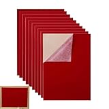 Hojas de fieltro de espalda adhesivas, hojas autoadhesivas para sí mismas -10 pantalones -up hojas de fieltro artesanal en formato A4, papel pintado de palo suave, hojas de fieltro para despegar y