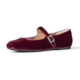 Amazon Essentials Merceditas Mujer, Burdeos Terciopelo, 43 EU