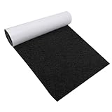 Yuragim Rollo de fieltro autoadhesivo de 5 mm, 30 x 250 cm, color negro, tela de fieltro autoadhesiva, venta por metros, fieltro adhesivo multiusos para muebles, forro de cajas de bricolaje
