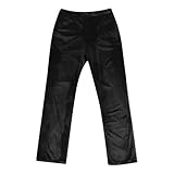 Foweknow Pantalones de chándal para hombre, de terciopelo, hip hop, informales, cómodos, suaves, para yoga, para entrenamiento, monocolor, modernos, deportivos, versátiles, chinos, Negro , XL