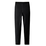 Generisch Leggings térmicos para mujer, forro polar, térmicos, cintura alta, pantalones de invierno, cálidos, de terciopelo de cordero, pantalones térmicos con felpa gruesa y suaves pantalones de