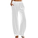 Cexiakong Pantalones de chándal para mujer, cálidos de terciopelo, holgados, pantalones de terciopelo monocolor, cómodos, para el tiempo libre, para invierno, pantalones deportivos informales