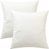 Artaimee Fundas de almohada de 45 x 18 cm, 2 unidades de terciopelo para sofá cama, sofá cama, funda de cojín de 45 x 45 cm, color blanco marfil
