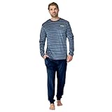 Munich Pijama Terciopelo Manga Larga MU3 para Hombre