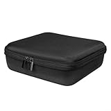 Vibsky Caja de almacenamiento portátil para relojes con 4 ranuras, carcasa rígida de EVA para relojes y correas de gafas de sol, protección que absorbe los golpes para viajes en casa