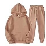 Vhersily 2025 - Chándal para hombre, con capucha, con pantalones, para el tiempo libre, con bolsillos, deportivo, para parejas, entrenamiento, gimnasio, para llevar nuevo semestre, disfraces de pareja