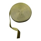 Lawnoval Rollo de cinta decorativa de Navidad, 10 m, tela de terciopelo de un solo lado, 1,5 cm o 2,5 cm de ancho, para envolver, manualidades, bodas, fiestas