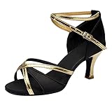 Zapatos de baile de terciopelo de tacón alto para mujer, zapatos de baile con brillo suave, cómodos, malla con punta de pico, salsa, profesional, tango, salón de baile, latino, moderno, tacón de 5 cm