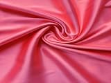 Tela de satén modal de viscosa roja imperial ~ 111.8 cm de ancho (86)