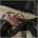 Tela de organza transparente mate de 1,5 m para blusas, vestidos de tutú y vestidos de novia, decoración de eventos, costura