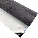Tela Para Techo De Coche En Piel De Ante Falsa, Te Parche Adhesivo De Tela Gamuza Autoadhesivo Cuero For Sofá, Mesa, Silla, Bolso, Zapatos, Cama, Interior Automóvil(Deep grey,50x300cm)