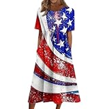 Ladies' Casual and Fashionable Round Neck Dress Vestido Negro S