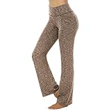 Leggings mujer deportivos fitness pantalones chándal mujer sin costuras elásticos medias Fared Leggins cintura alta pantacollant bootcut adelgazantes pantalones flare mate para deporte jogging ocio,