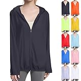 Chaqueta impermeable delgada para mujer, abrigo impermeable ligero con capucha, abrigos de lluvia de color puro con bolsillos, ropa de abrigo holgada, chaquetas casuales de montaña, chaquetas de