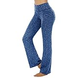 Leggings mujer deportivos fitness pantalones chándal mujer sin costuras elásticos medias Fared Leggins cintura alta pantacollant bootcut adelgazantes pantalones flare mate para deporte jogging ocio,