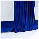 Tela Terciopelo EláStico Tela De Terciopelo Por Metro Suave Para Coser De Chaquetas,DecoracióN Del Hogar Cortinas TapiceríA(Sapphire blue,1.6x1m)