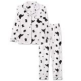 Pijama de mujer de algodón conjuntos de 2 piezas a rayas pijama otoño invierno cálido Homewear mujeres de gran tamaño básico manga larga abotonado pantalones ropa conjunto dormir cuatro estaciones