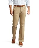Dockers Straight Fit Signature 2.0 Khaki Pants - Creaseless, Pants Straight, Hombre, Beige (New British Khaki), 38W / 34L