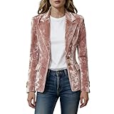 WAZHAKU Sakkos Chaqueta de terciopelo para mujer, estampado de leopardo, blazer de leopardo, corte regular, chaqueta de traje, moderno, esmoquin, ajustada, para bodas, negocios, bodas, fiestas, tiempo