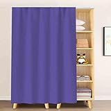 Cortina de armario a prueba de polvo, suave al tacto, lavable, opaca, ideal para armarios de cocina, lavaderos y almacenamiento de zapatos, organizador de armario perfecto y decoración elegante del