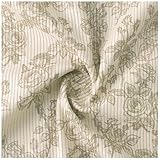 Tela De Pana Con Flores 150 X 50 Cm Tela Terciopelo A Rayas Material Suave Fundas Sofá For Proyectos Hechos A Mano(Green rose,1.5x8m)