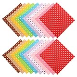 ULTECHNOVO de Tela No Tejida con Patrón de Material Transpirable y Resistente al Desgaste 20 Piezas para Manualidades Ideal para Embellecimiento Interior y Cajas de Joyería