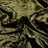 Cozylkx Tela Elástica De Terciopelo Arrugado De 500 Cm x 160 Cm, Suave, para Tapicería, Costura Y Confección