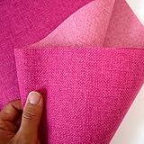 Forro de tela de lino rojo rosa de alta calidad de 145 cm de ancho, fibra gruesa multirpose para jardinería, boda, camino de mesa, decoración del hogar, fiesta, decoración de Navidad (1000 x 145 cm)