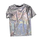 Top Terciopelo Mujer Camisetas Largos Satinada Neopreno Print Mama Playa Tres Vaquero Descubiertos Escalada Floreadas Satinado Estilo Amigas Amarrar Beisboleras Suelto Naranjas