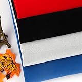 VERIDIANFLOW Láminas de tela flocadas adhesivas Láminas de tela de terciopelo for manualidades, revestimientos de cajones de joyería, decoración de interiores de sofás y automóviles(White,5 Sheets)