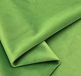 Tela de terciopelo de 146 cm de ancho y 1 metro de largo for tapicería, confección, cortinas y cojines.(Bright Green)