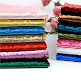 Tela de costura 1 unidad, 1/3/5 m, 22 colores, tela elástica de terciopelo brillante de diamante, tela de tapicería suave, terciopelo para sofá, cortina, fondo, material de algodón para coser (negro